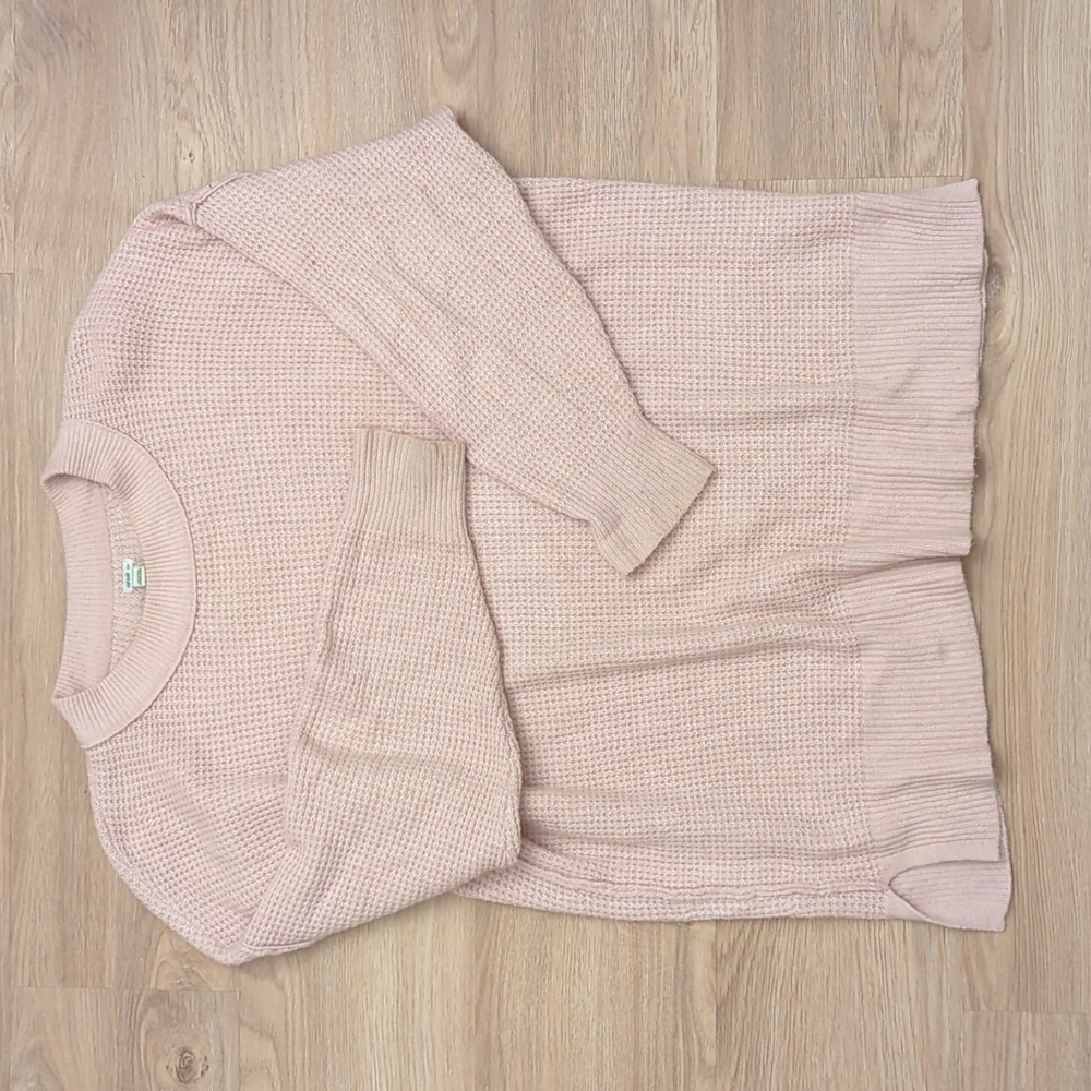 Aerie oversized cozy waffle sweater